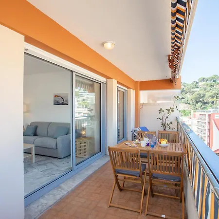 Vue Mer, Terrasse&garage Privé, Lumineux à 2 Min De La Roccabruna