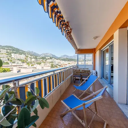 Apartment La Perle 2p Vue Terrasse 2 Mins Garage Clim