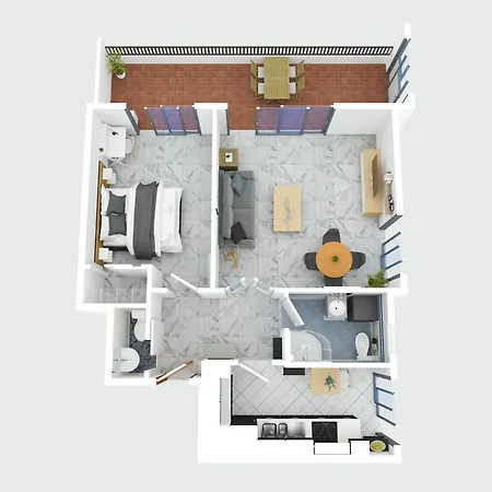 Vue Mer, Terrasse & Garage Prive, Lumineux A 2 Min De La *