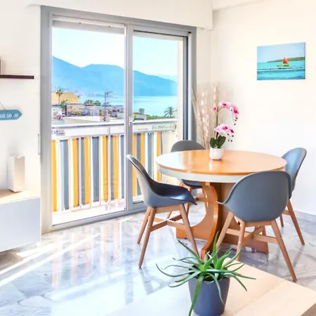 Vue Mer, Terrasse&garage Privé, Lumineux à 2 Min De La